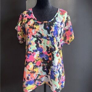 Japna Colorful Abstract Women's Top YT3